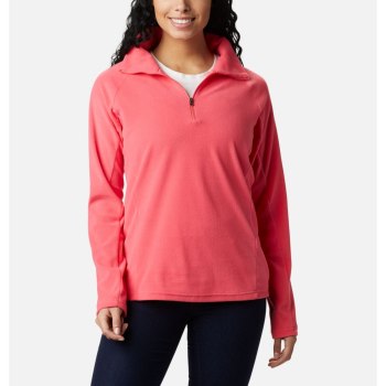 Columbia Glacial IV Half Zip Fleece, Sudaderas Rosas Claro Para Mujer | 932615-NXT